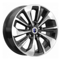 Диск K&K 7x17/5x110 ET35 D67,1 Авиор (КС936) Алмаз черный