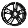 Диск K&K 6x15/5x100 ET43 D57,1 Trinity-оригинал (КС615) Алмаз черный