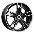 Диск K&K 7x17/5x105 ET40 D56,6 Солар (КС875) Алмаз черный SK