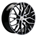 Диск Khomen Wheels 8,5x20/5x114,3 ET35 D67,1 KHW2005 (СX-7/SantaFe) Black-FP