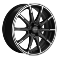 Диск Khomen Wheels 6,5x17/4x100 ET41 D60,1 KHW1707 (XRay) Black-FP matt