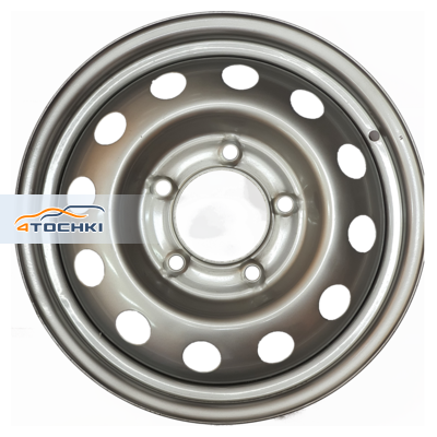 Диск ТЗСК 5,5x16/5x139,7 ET52 D98,6 Lada 4x4 серебро (узкая)