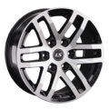 Диск LS 9x18/6x139,7 ET25 D106,1 1279 BKF (конус, Колпак+лого)