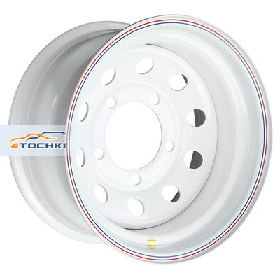 Диск Off-Road Wheels 8x16/5x165,1 ET-24 D125 Ленд Ровер белый