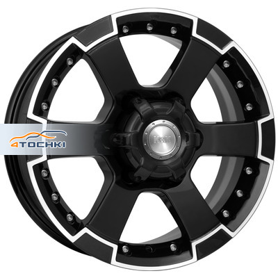 Диск K&K 7x16/6x139,7 ET30 D93,1 M56 (КС593) Алмаз черный