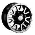 Диск LS 7x15/6x139,7 ET10 D106,1 1288 BKF (конус, Колпак+лого)