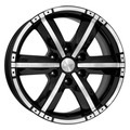 Диск K&K 8x18/6x139,7 ET42 D75,1 Окинава (КС469) Алмаз черный