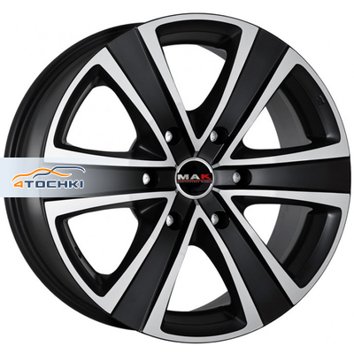 Диск MAK 8x18/6x114,3 ET45 D66,1 Stone 6 Black mirror