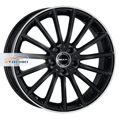 Диск MAK 8x19/5x112 ET38 D66,6 Komet Gloss Black Mirror Ring