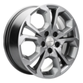 Диск Khomen Wheels 6,5x17/5x114,3 ET45 D54,1 KHW1711 (Coolray) Gray