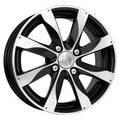 Диск K&K 6x15/4x114,3 ET40 D67,1 Джемини (КС617) Алмаз черный