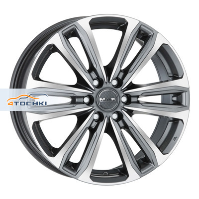 Диск MAK 8,5x20/6x139,7 ET20 D106,1 Safari 6 Gunmetal Mirror Face