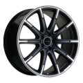 Диск Khomen Wheels 9,5x21/5x112 ET45 D66,6 KHW2102 (GLS/GLE) Black-FP matt