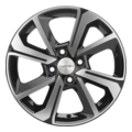 Диск Khomen Wheels 6x15/4x100 ET50 D60,1 KHW1501 (Vesta) Black-FP