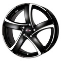 Диск Alutec 7,5x17/5x100 ET35 D63,3 Shark Racing black front polished
