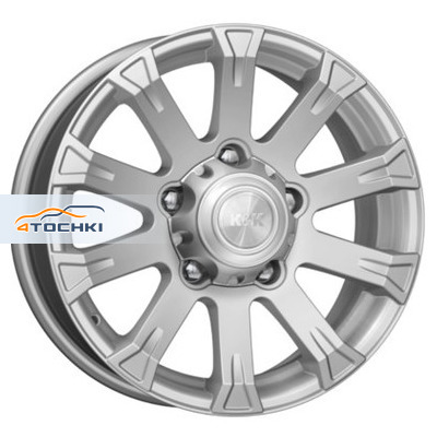 Диск K&K 7x16/5x139,7 ET35 D98 Байкал (КС601) Сильвер