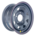 Диск Off-Road Wheels 7x16/5x139,7 ET25 D98,5 ВАЗ Нива черный (треуг. мелкий)