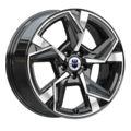 Диск K&K 7,5x18/5x114,3 ET45 D67,1 Кайан (КС1012) Алмаз черный