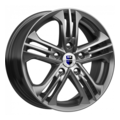 Диск K&K 6x15/5x112 ET45 D66,6 Trinity (КС615) Дарк платинум
