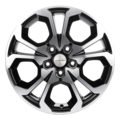 Диск Khomen Wheels 6,5x17/5x114,3 ET50 D66,1 KHW1711 (Arkana/Kaptur) Black-FP