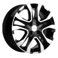 Диск Khomen Wheels 6x15/4x98 ET36 D58,5 KHW1503 (Lada Granta) Black-FP