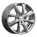 Диск K&K 6x15/4x100 ET50 D60,1 Арнар-оригинал (КС890) Дарк платинум