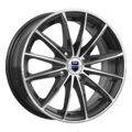 Диск K&K 6x15/4x100 ET50 D60,1 Пойнт Бланк-оригинал (KC884) Алмаз черный SK
