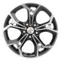 Диск Khomen Wheels 7x17/5x114,3 ET48,5 D67,1 KHW1702 (Sportage) Black-FP