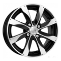 Диск K&K 6x15/4x100 ET39 D56,6 Джемини-оригинал (КС617) Алмаз черный