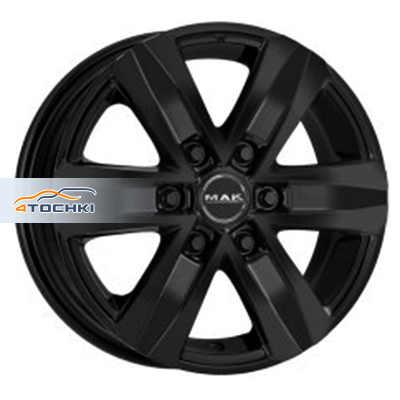 Диск MAK 8x18/6x139,7 ET15 D106,1 Stone 6 Gloss Black