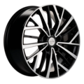 Диск Khomen Wheels 7x17/5x114,3 ET45 D60,1 KHW1717 (Changan/Geely/Lexus/Toyota) Black-FP
