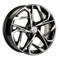 Диск Khomen Wheels 7x17/5x114,3 ET45 D67,1 KHW1716 (CX-5/i40/X-Trail) Black-FP