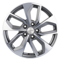 Диск Khomen Wheels 7x17/5x114,3 ET45 D67,1 KHW1703 (CX-5/i40/X-Trail) Gray-FP