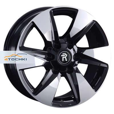 Диск Replay 7,5x17/6x139,7 ET38 D67,1 MI147 BKF (пш)