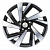 Диск Khomen Wheels 7,5x18/5x114,3 ET38 D67,1 KHW1801 (Outlander) Black-FP