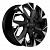 Диск Khomen Wheels 6x15/4x100 ET45 D56,6 KHW1508 (Nexia) Black-FP