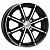 Диск K&K 6x14/4x100 ET30 D67,1 Sportline (КС603) Алмаз черный