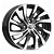 Диск K&K 6x15/4x100 ET37 D60,1 КС882 Алмаз черный