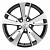 Диск Khomen Wheels 7x17/5x114,3 ET38 D67,1 KHW1704 (Outlander) Black-FP