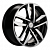 Диск Khomen Wheels 6,5x16/5x114,3 ET47 D66,1 KHW1612 (Fluence/Juke) Black-FP