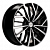 Диск Khomen Wheels 7x17/5x114,3 ET45 D60,1 KHW1717 (Changan/Geely/Lexus/Toyota) Black-FP